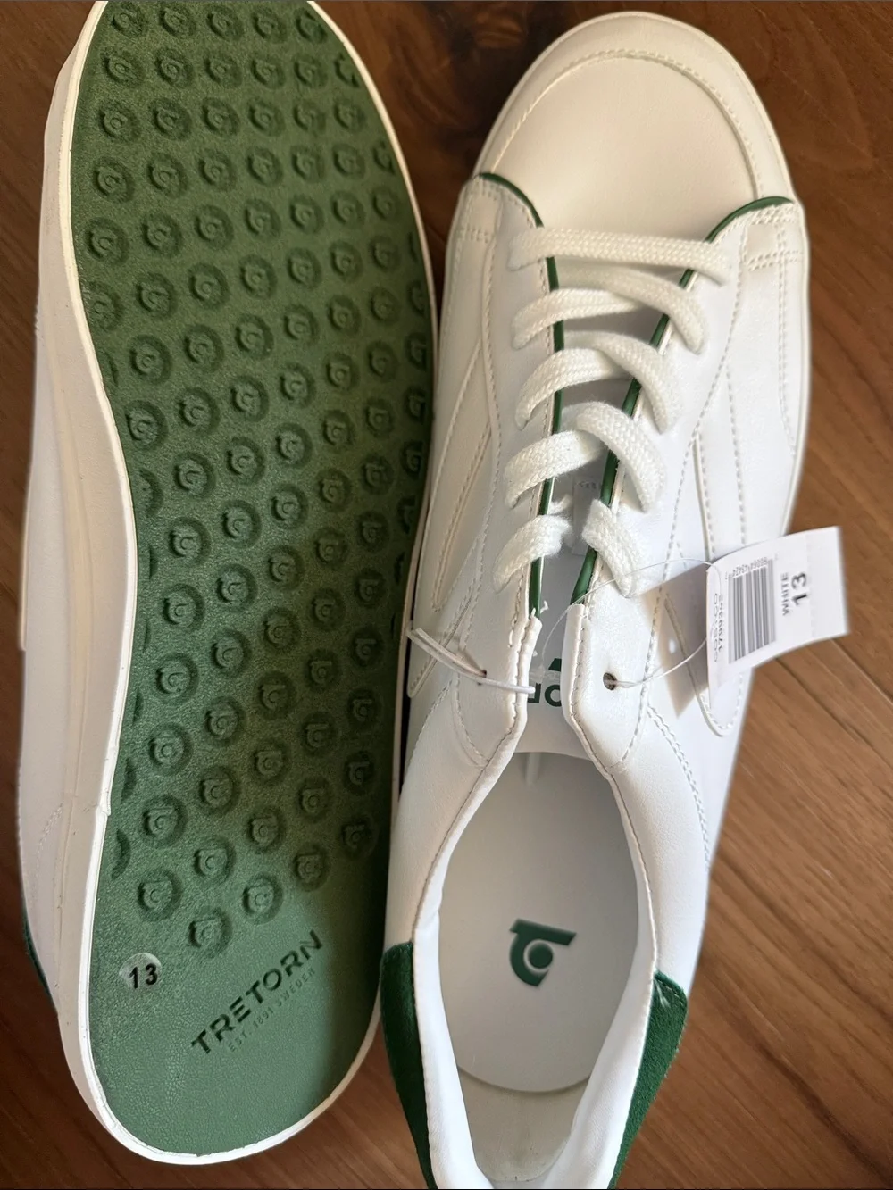 Tretorn white leather